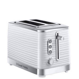 Russel Hobbs Inspire White 2 Slice Toaster